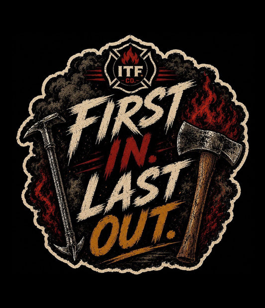 First In Last Out Sticker